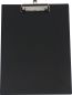 Preview: Klemmbrett A4 aus Graupappe, mit PVC-Folienüberzug, Farbe: schwarz – 1 Stück