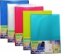 Mobile Preview: EXXO by HFP Flexibles Sichtbuch / Sichthüllenmappe / Soft-Schtbuch, A4, aus PP, mit 10 fest eingeschweißten und oben offenen Klarsichthüllen, mit Hülle auf dem Front- und Rückendeckel, Farbe: transparent farbig sortiert – 30 Stück
