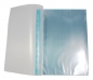 Mobile Preview: EXXO by HFP Sichtbuch / Sichthüllenmappe, A4, aus PP, mit 12 fest eingeschweißten und oben offenen Klarsichthüllen, mit blauer Abheftleiste in EURO-Lochung, Farbe: transparent – 1 Stück