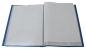 Preview: EXXO by HFP Flexibles Sichtbuch / Sichthüllenmappe / Soft-Schtbuch, A4, aus PP, mit 40 fest eingeschweißten und oben offenen Klarsichthüllen, mit Hülle auf dem Front- und Rückendeckel, Farbe: transparent blau – 1 Stück