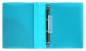 Mobile Preview: EXXO by HFP Ringbuch / Ringmappe / Ringordner, A4, aus PP, mit Stegtasche und Innentasche, mit 4er D-Ring-Mechanik, Farbe: transparent türkis– 1 Stück