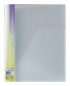 Mobile Preview: EXXO by HFP Ringbuch / Ringmappe / Ringordner, A4, aus PP, mit Stegtasche und Innentasche, mit 4er D-Ring-Mechanik, Farbe: transparent– 1 Stück