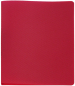 Preview: EXXO by HFP Ringbuch / Ringmappe / Ringordner, A4, aus PP, mit 2er Rundringmechanik und selbstklebenden Rückenschild, Farbe: transparent rot– 1 Stück