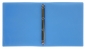 Mobile Preview: EXXO by HFP Ringbuch / Ringmappe / Ringordner, A4, aus PP, mit 4er Rundringmechanik und selbstklebenden Rückenschild, Farbe: transparent blau – 1 Stück