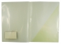 Preview: EXXO by HFP Angebotsmappen A4 / Einlegemappen / Sichttaschen A4, aus PP, mit Abheftvorrichtung, Visitenkartenhalter und Innentasche, Farbe: transparent gelb- 10 Stück