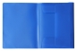 Preview: EXXO by HFP Eckspanner / Gummizugmappe / Sammelmappe, A4, aus PP, mit 30mm Füllhöhe, mit Gummizug und 3 Einschlagklappen im Rückendeckel, Farbe: transparent blau– 1 Stück