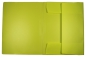 Mobile Preview: EXXO by HFP Eckspanner / Gummizugmappe / Sammelmappe, A4, aus PP, mit 30mm Füllhöhe, mit Gummizug und 3 Einschlagklappen im Rückendeckel, Farbe: limone– 1 Stück