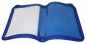 Preview: EXXO by HFP Zipper-Mappe / Portfoliomappe / Reissverschlusstasche, A4 XL, aus PP, mit 30mm Füllhöhe, mit Reissverschluss, Einschubtasche innen und Beschriftungstasche , Farbe: transparent blau – 1 Stück
