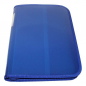 Preview: EXXO by HFP Zipper-Mappe / Portfoliomappe / Reissverschlusstasche, A4 XL, aus PP, mit 30mm Füllhöhe, mit Reissverschluss, Einschubtasche innen und Beschriftungstasche , Farbe: transparent blau – 1 Stück