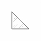 Preview: Dreiecktasche 75 x 75 selbstklebend - 100 Dreiecktaschen
