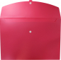 Preview: EXXO by HFP Action Wallet - Premium Dokumententasche Sammelmappe A2 quer mit Klettverschluss in opak, Farbe: rot - 5 Stück