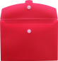 Preview: Premium Dokumententasche Sammelmappe A5 quer mit Klettverschluss in opak, Farbe:  rot - 5 Stück