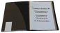 Mobile Preview: EXXO by HFP Präsentationsbuch / Sichthüllenmappe / Sichtbuch, A4, aus PP, mit 20 fest eingeschweißten und oben offenen Klarsichthüllen, mit klarer Außentasche und Innentasche auf dem Vorderdeckel, Farbe: schwarz – 1 Stück