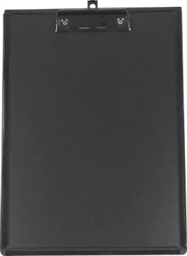 Klemmbrett A4 mit Aufbewahrungstasche, Farbe: schwarz – 1 Stück