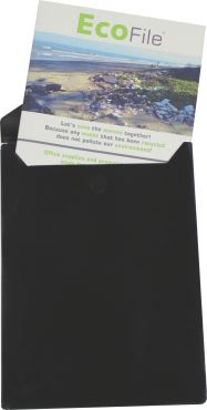 Klemmbrett A4 mit Aufbewahrungstasche, Farbe: schwarz – 1 Stück