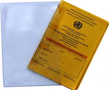 Einsteckhülle für den "alten" internationalen Impfausweis im Format 14,8 x 10,5 cm - 2er Pack