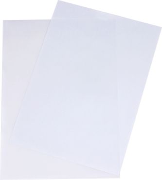 100 Stück Sichthüllen / Aktenhüllen / Dokumentenhüllen A4, 120my, aus PP, mit Daumenaussparung, oben und seitlich offen, Farbe: transparent genarbt