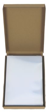 100 Stück Sichthüllen / Aktenhüllen / Dokumentenhüllen A4, 160my, aus PP, mit Griffaussparung, oben und seitlich offen, Farbe: transparent glasklar glatt