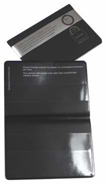 RFID Schutzhülle für ePerso und 2 weitere Karten im Kreditkartenformat