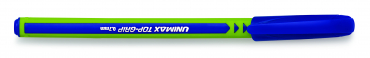 Kugelschreiber - Softtouch-Gehäuse, Strichstärke: 0,45mm, schnell trocknende Tinte, Farbe: Blau - 30 Stück
