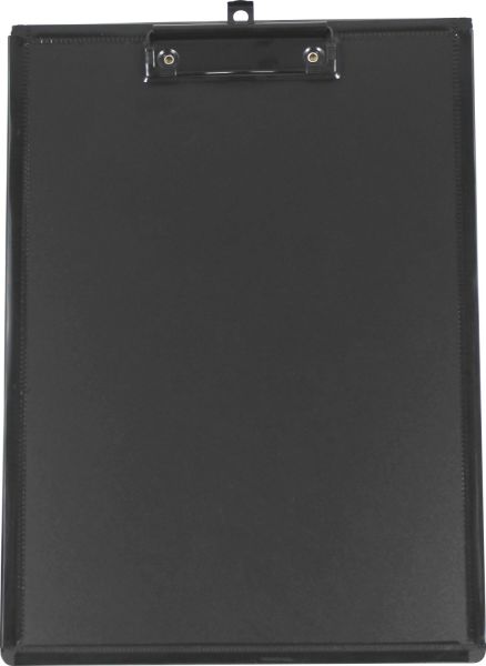 Klemmbrett A4 mit Aufbewahrungstasche, Farbe: schwarz – 1 Stück