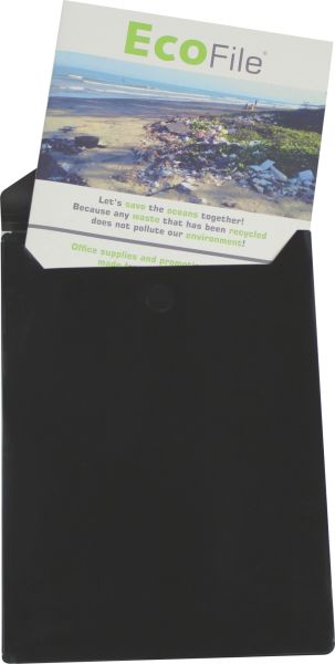 Klemmbrett A4 mit Aufbewahrungstasche, Farbe: schwarz – 1 Stück