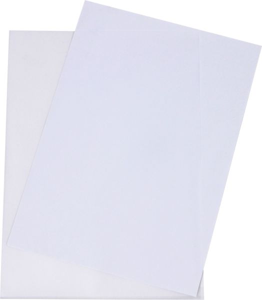 100 Stück Sichthüllen / Aktenhüllen / Dokumentenhüllen A4, 150my, aus PP, mit Daumenaussparung, oben und seitlich offen, Farbe: transparent genarbt