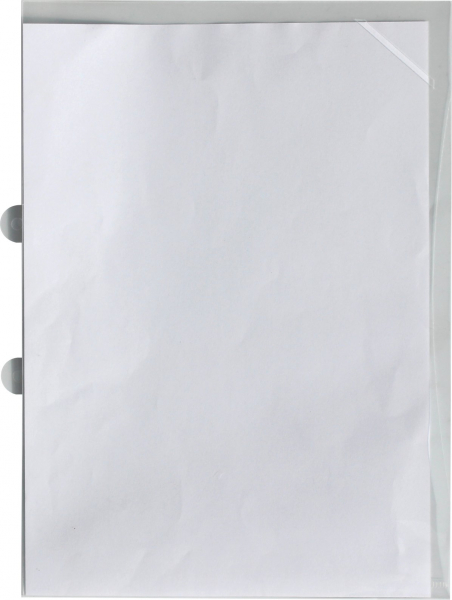 EXXO by HFP Sichthüllen / Aktenhüllen / Dokumentenhüllen A4, aus PP, mit Abheftvorrichtung, Sicherheitsecke, oben und seitlich offen, Farbe: transparent klar - 10 Stück