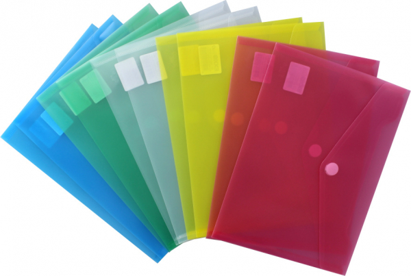 Dokumententaschen-Klettverschluss-farbig
