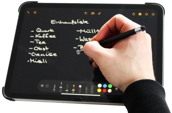 Tablet Stift 2-in-1 Touchscreen Stift, Stift für Tablet, Farbe schwarz - 1 Stück