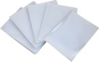 100 Stück Sichthüllen / Aktenhüllen / Dokumentenhüllen A4, 160my, aus PP, mit Griffaussparung, oben und seitlich offen, Farbe: transparent glasklar glatt